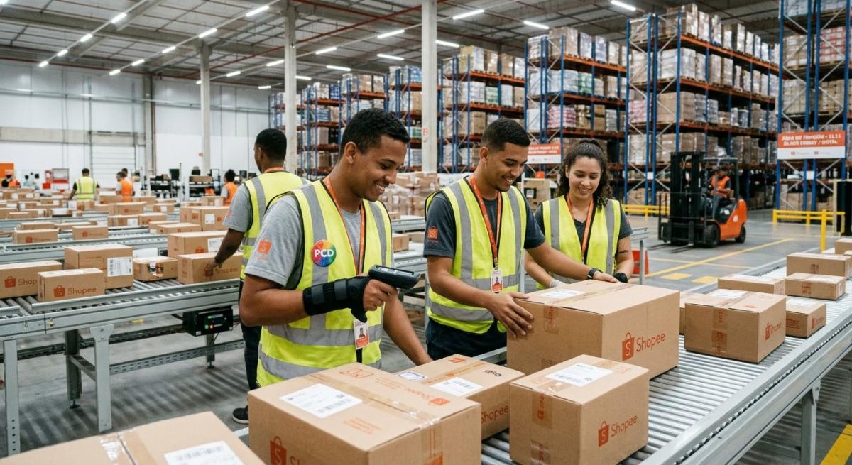 Shopee abre mais de 14 mil vagas de trabalho em todo o Brasil para reforçar operação de fim de ano